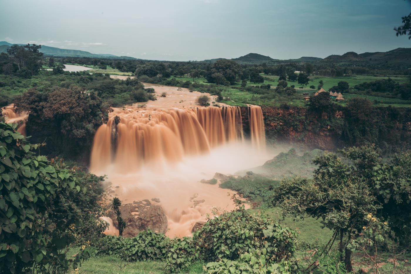 青尼罗河瀑布，巴林达尔，埃塞俄比亚