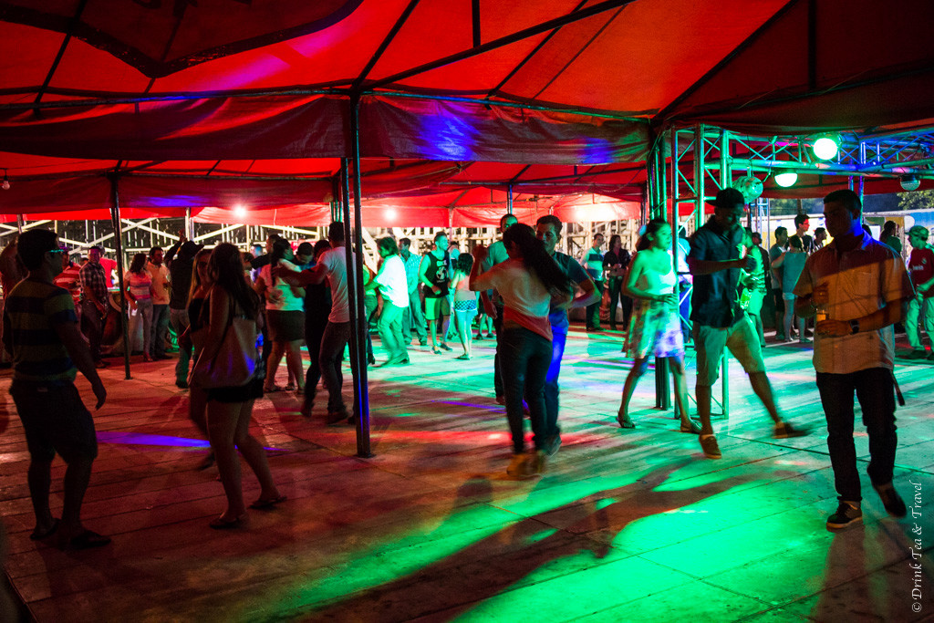 Dance floor at Paraiso Fiesta, Guanacaste, Costa Rica