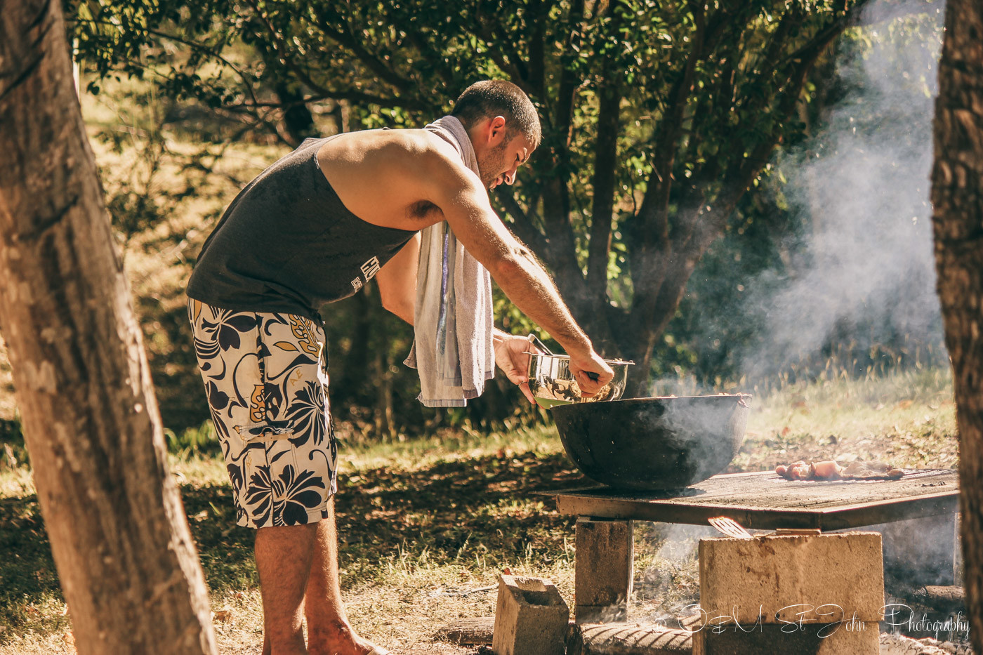麦克斯在哥斯达黎加烹饪加洛平托